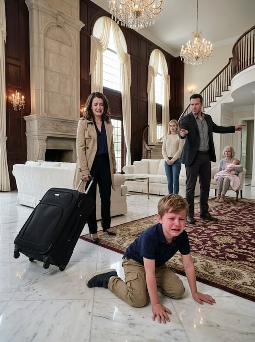 When Amanda returned early from a business trip, she found her four-year-old son crawling across the marble floor in filthy dinosaur pajamas while her husband Richard calmly drank bourbon beside his mistress