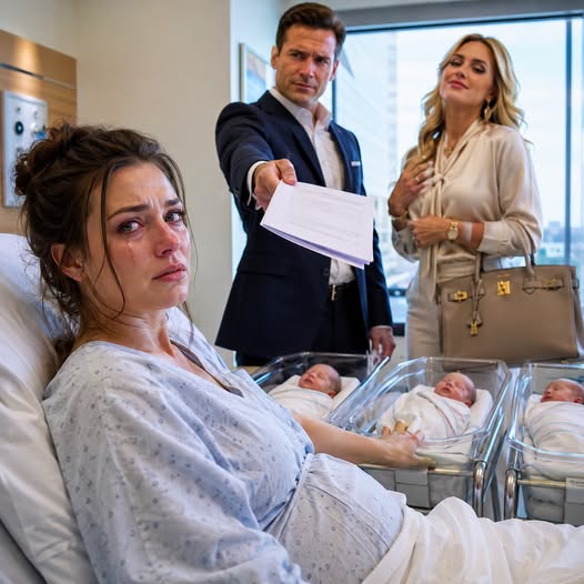 After I gave birth to our triplets, my husband brought his mistress to the hospital, a Birkin hanging from her arm, just to humiliate me. “You’re too ugly now. Sign the divorce,” he sneered