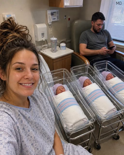 During labor, my husband begged me to moan more quietly, then left me alone with our triplets and went on vacation because the birth was "too stressful" for him — but when he came home, he screamed, "This can't be happening!"