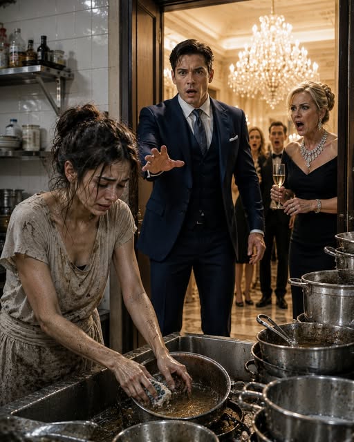 HE SURPRISED HIS FAMILY WITH AN EARLY RETURN FROM HIS MILLION-DOLLAR EMPIRE—ONLY TO FIND HIS WIFE SCRUBBING POTS IN THE MUD WHILE HIS FAMILY FEASTED ON HIS DIME!