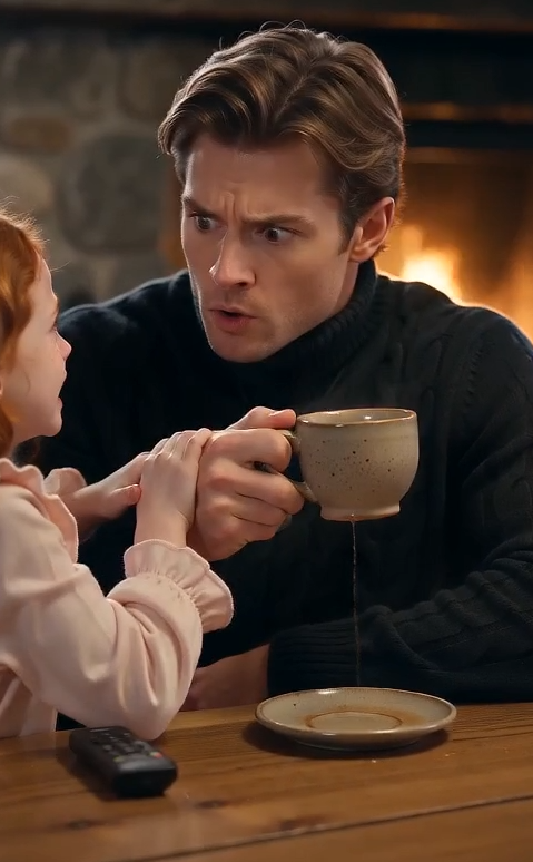 THE LITTLE GIRL SCREAMED, “DADDY, DON’T DRINK THE TEA!”—THEN ONE TERRIFIED WORD EXPOSED THE BILLION-DOLLAR SECRET MY FAMILY KILLED TO HIDE