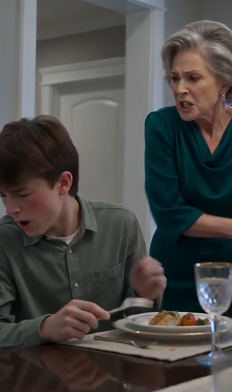 MY MOTHER-IN-LAW SLAPPED MY TEEN BROTHER OVER A PIECE OF CHICKEN—UNTIL I FLIPPED THE TABLE AND UNLOCKED MY HUSBAND’S SICKENING SECRET!