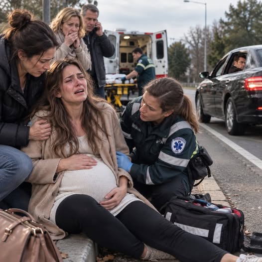 At Eight Months Pregnant, My Husband Left Me Bleeding On The Concrete Curb To Teach Me A Lesson, But When He Came Home That Night To Find The Locks Changed, A Detective Was Already Waiting Outside My Room Holding The Security Footage He Thought He Erased