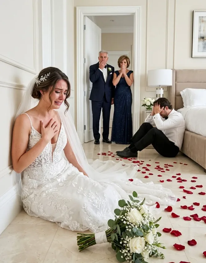 HER WEDDING-NIGHT SCREAM BROUGHT HER MOTHER-IN-LAW RUNNING—THEN THE GROOM SAID FOUR WORDS THAT DESTROYED THE ENTIRE FAMILY