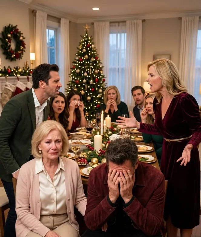 At Christmas dinner, my daughter-in-law stood up and declared, “I control this family now. Your cards are shut off.” Everyone at the table applauded like she had won