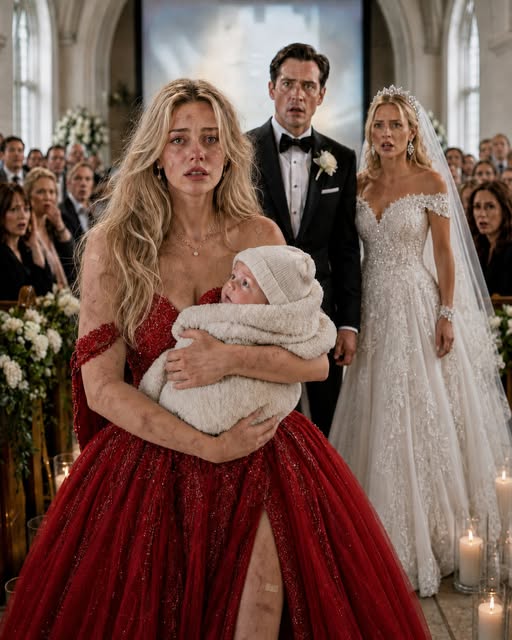 Six weeks after my husband shoved me and our newborn daughter into a blizzard to die, I walked into his wedding carrying the baby he had already told everyone was dead