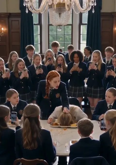 SHE SHOVED THE QUIET GIRL’S FACE INTO GRAVY TO PROVE A POINT. THEN THE PHONE WHISPERED: “THIS IS GOVERNOR CARTER.”