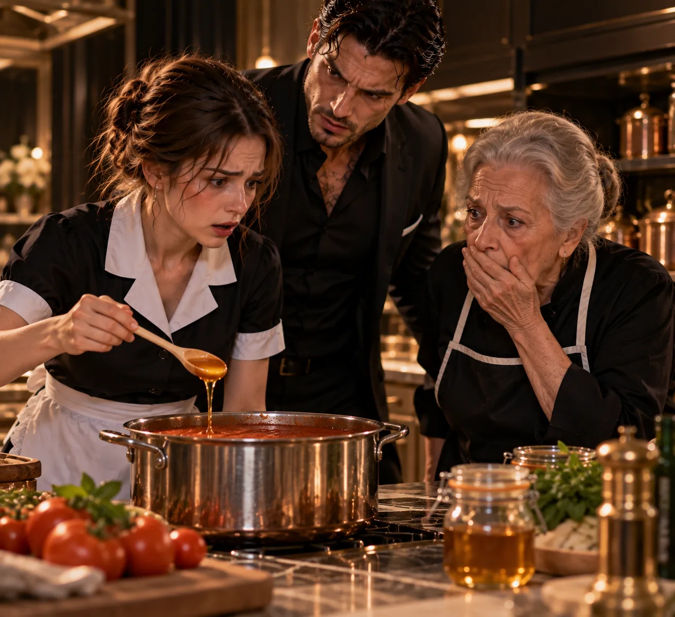 THE OLD COOK WHO RECOGNIZED THE MAID FROM A TWENTY-YEAR-OLD POLICE SAFE HOUSE: THE SECRET IN THE DELUCA HEIR'S BLOODLINE