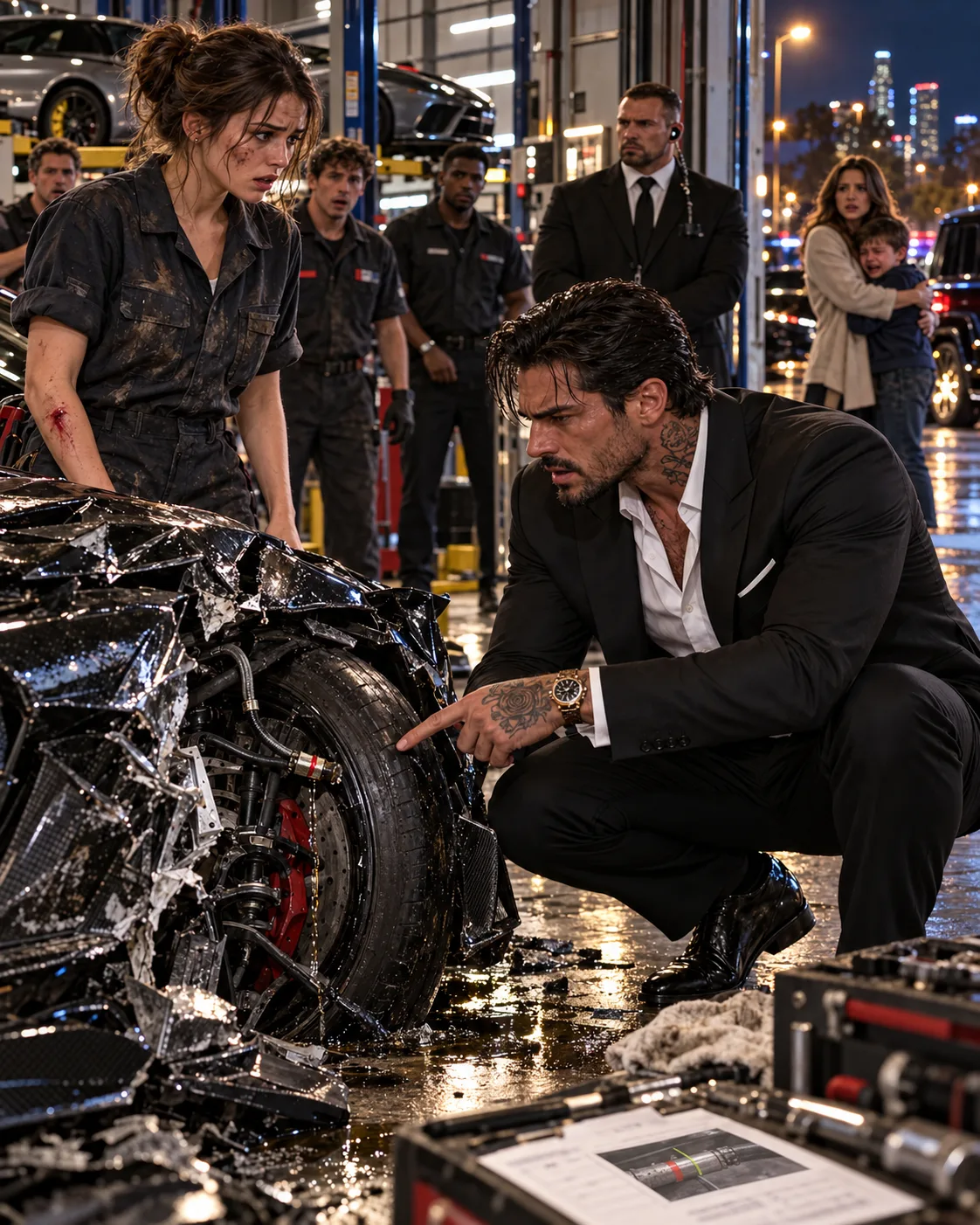 THE MAFIA BOSS WHO HIRED THE WOMAN WHO DESTROYED HIS $2 MILLION CAR: A TALE OF BETRAYAL, BLOODLINES, AND THE MECHANIC WHO KNEW TOO MUCH