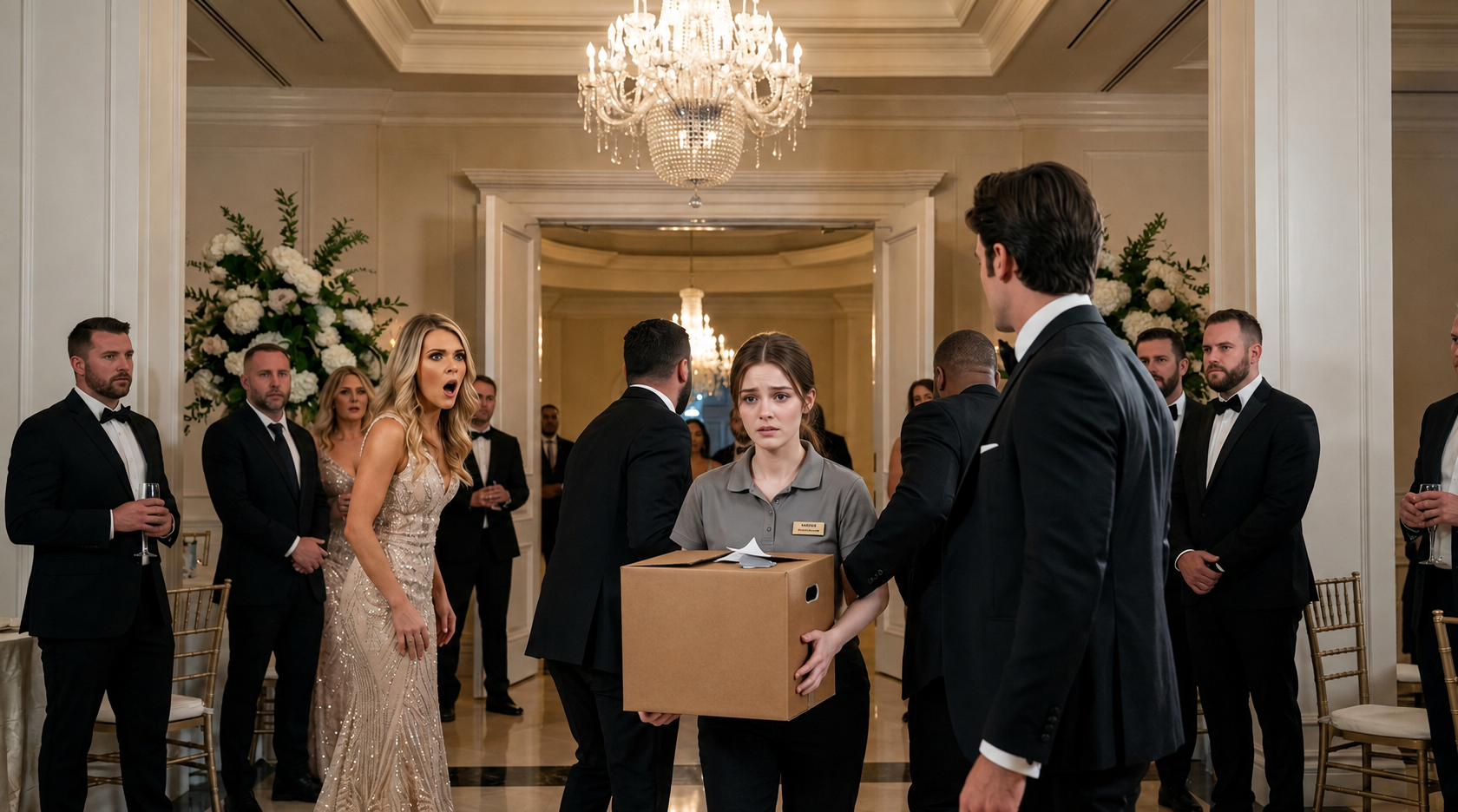 THE GIRL WITH THE CARDBOARD BOX