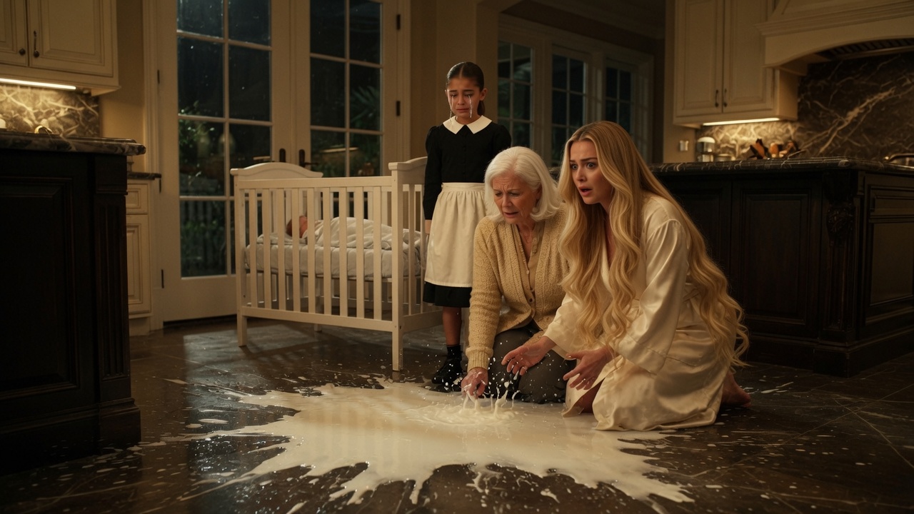 THE MILK ON THE FLOOR