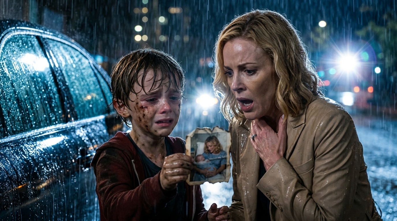 THE BOY IN THE RAIN