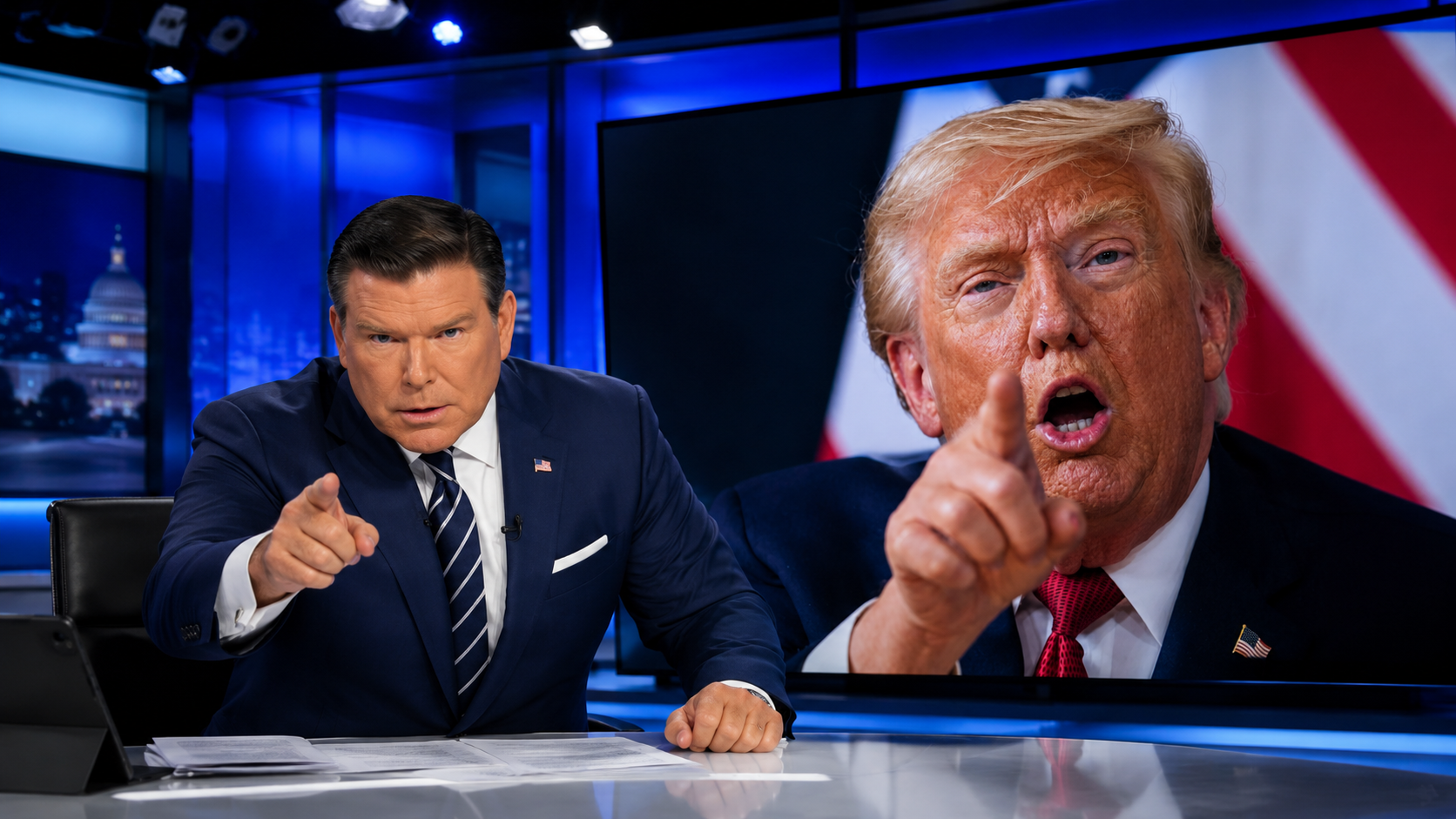 BRET BAIER STOPS SHOW, BREAKS BIG TRUMP NEWS: 'WE'VE JUST BEEN TOLD...'s