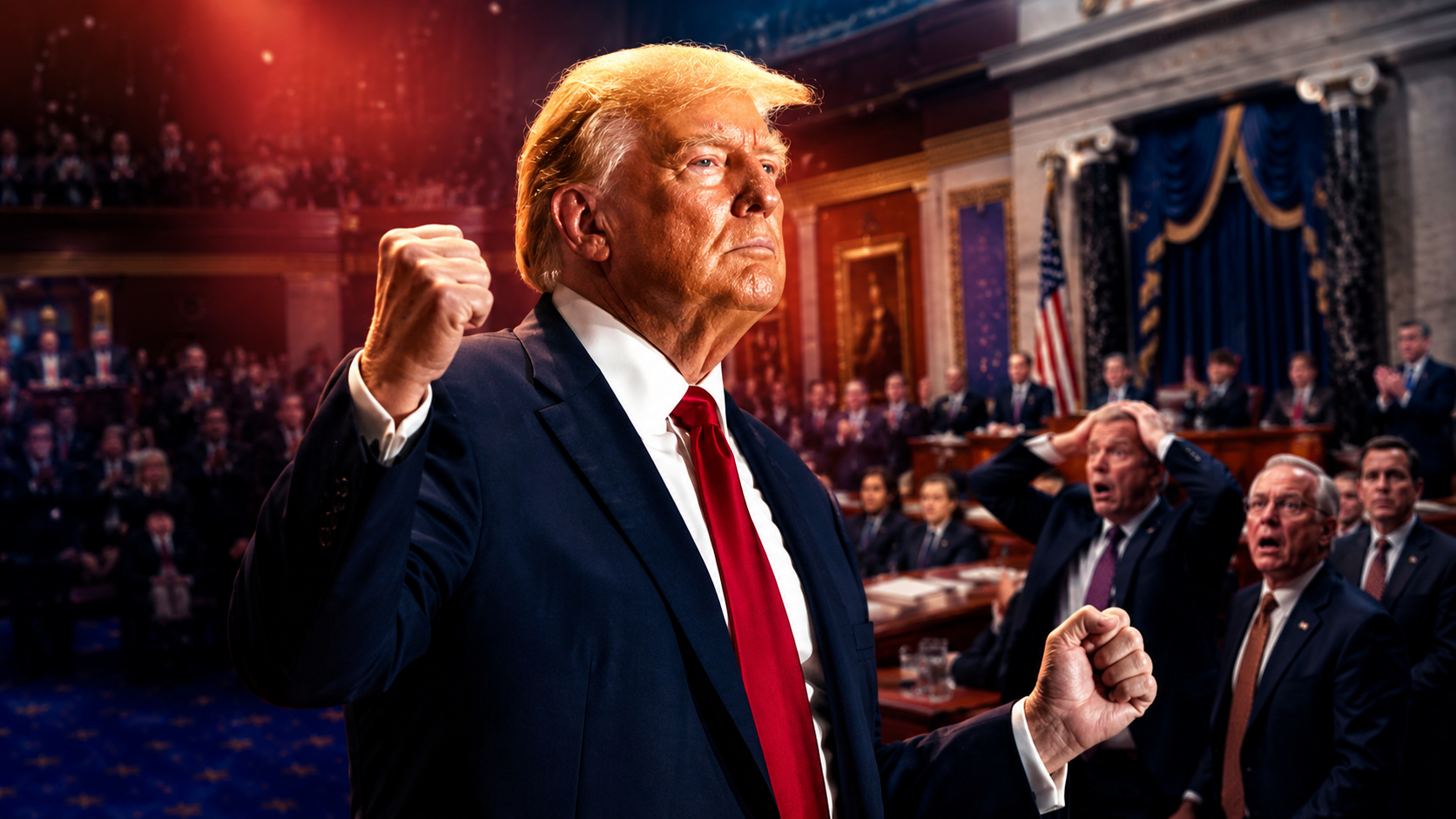 SENATE ERUPTS — TRUMP WINS BY 8 VOTES, DEMOCRATS LEFT REELING