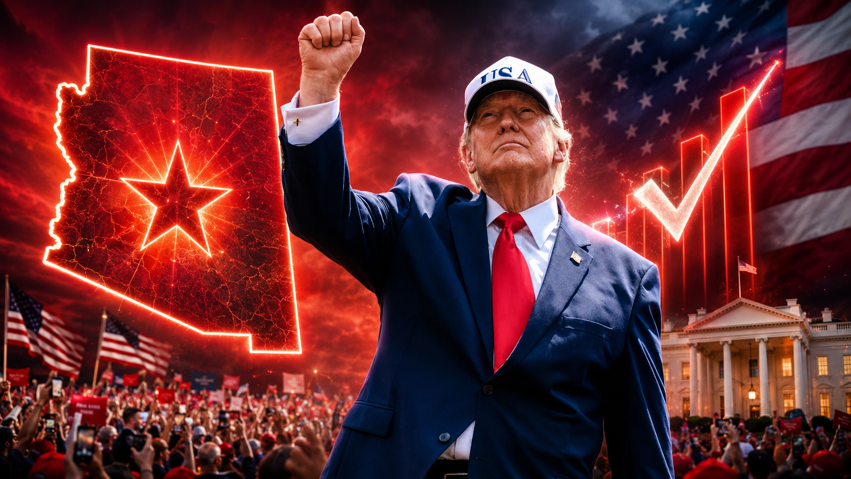 TRUMP JUST SWEPT ARIZONA — AND THE RESULTS AREN'T EVEN CLOSE. HERE'S WHY NOVEMBER COULD BE A BLOODBATH.