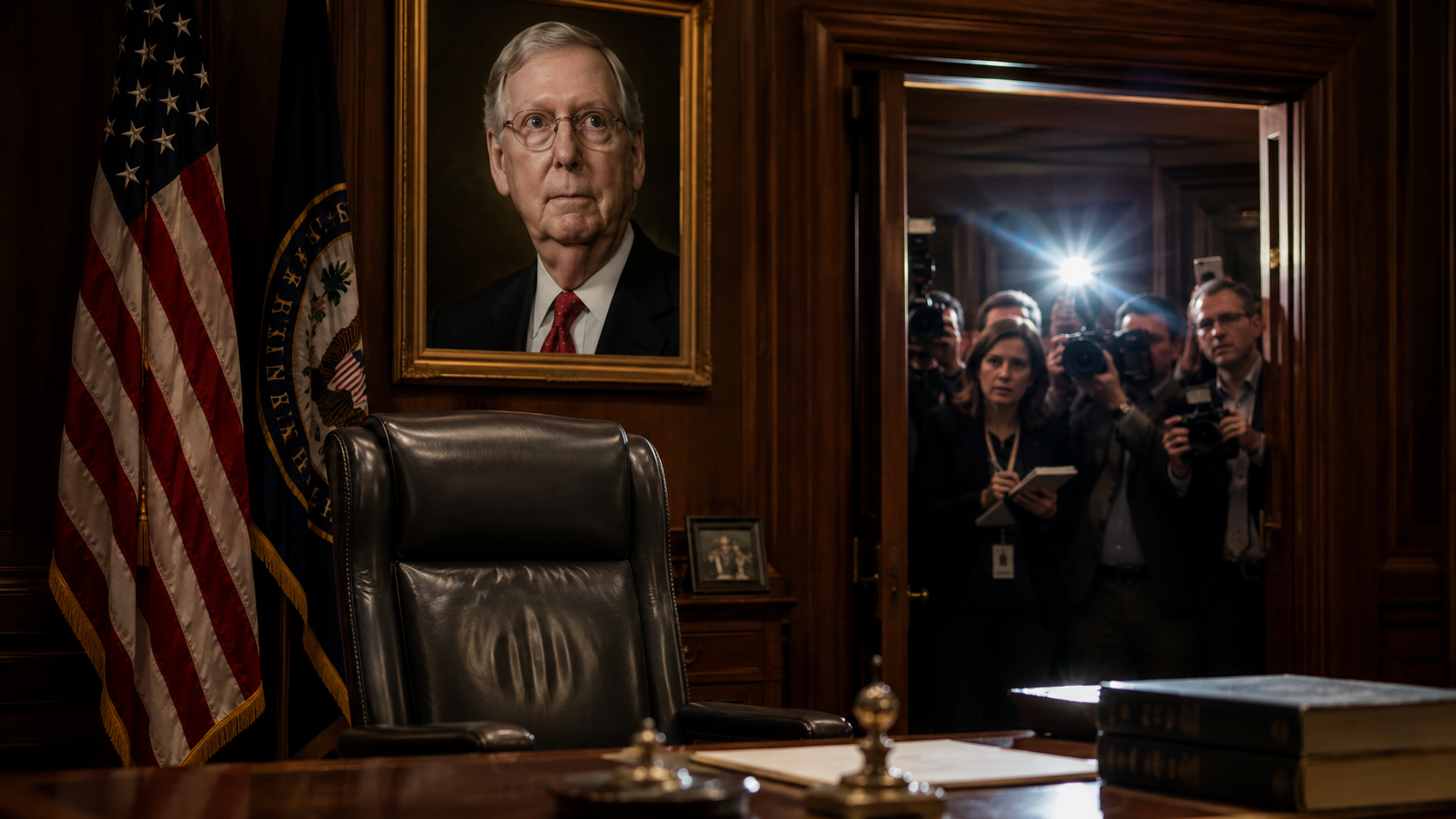 MITCH McCONNELL VANISHES FROM THE SENATE — AND WASHINGTON STILL HAS NO DATE FOR HIS RETURN