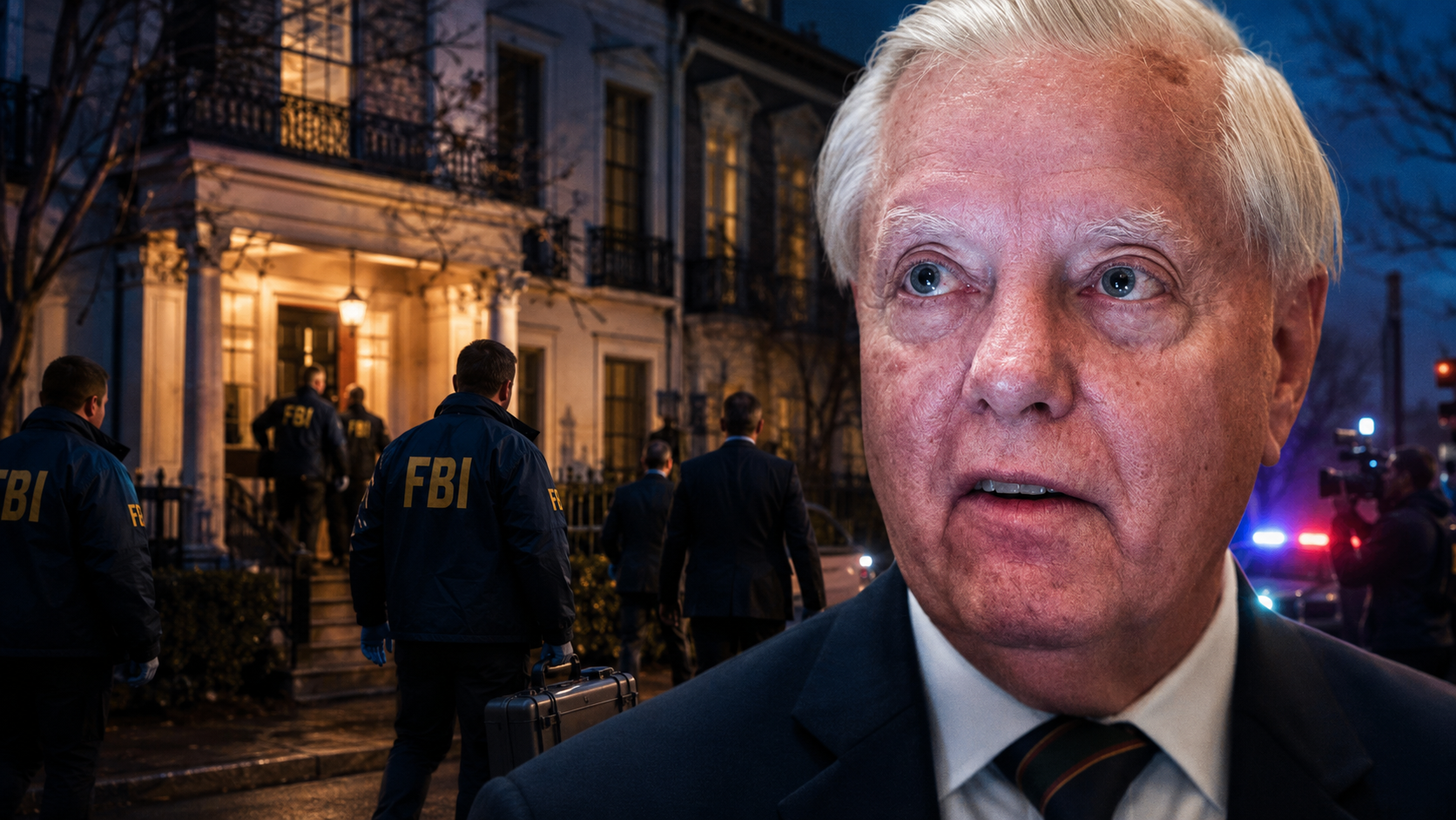 THEY CAME BACK. FBI AGENTS RETURNED TO LINDSEY GRAHAM'S HOME FOR A SECOND DAY — AND NOBODY WILL EXPLAIN WHAT THEY WERE LOOKING FOR.
