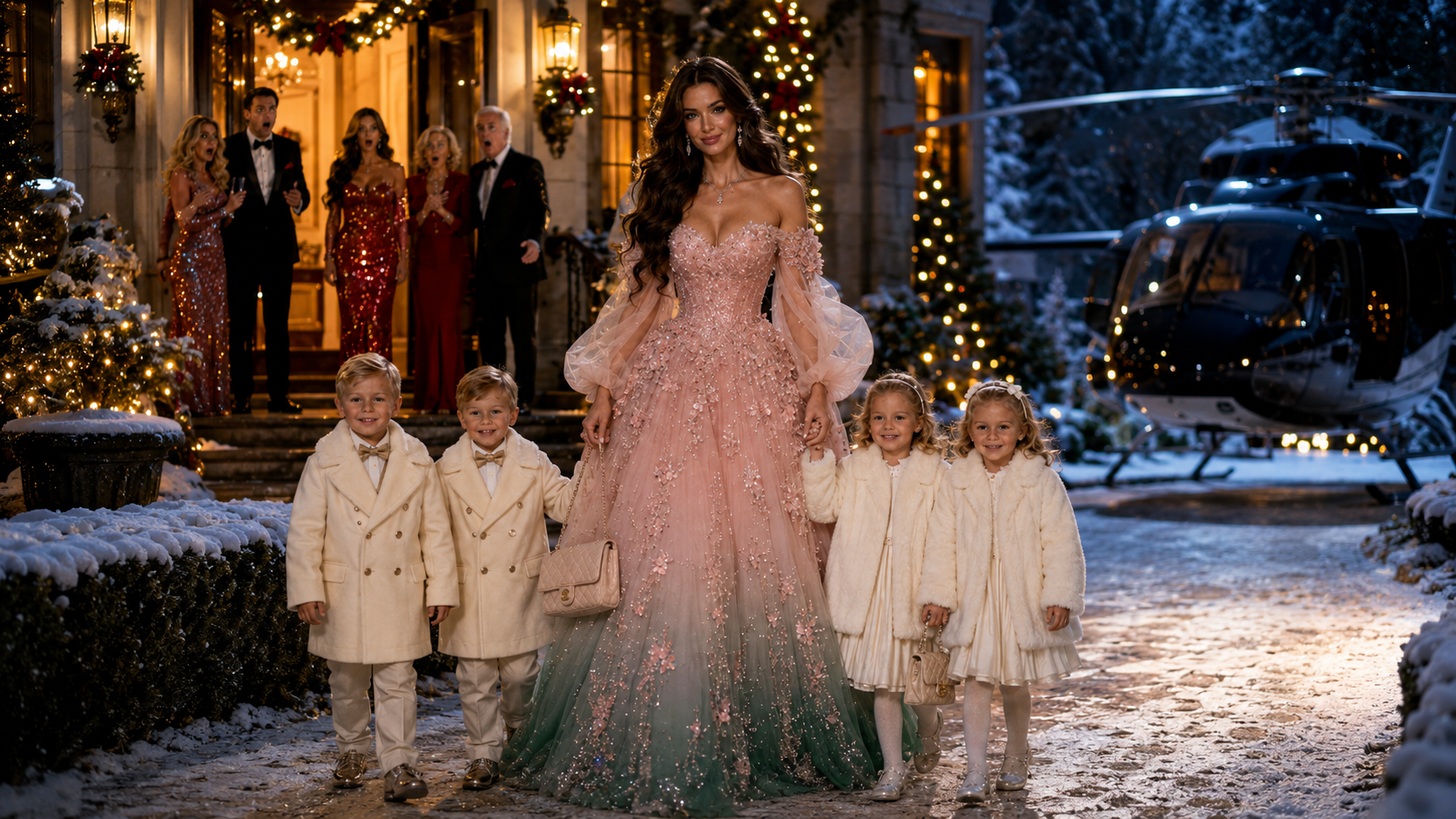 He Invited His “Childless” Ex-Wife to Christmas—Then Four Children Walked In