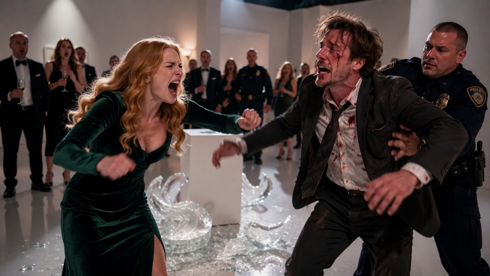 Her Drunk Ex-Husband Smashed Her Million-Dollar Sculpture in Front of Every Collector at Her Gallery Opening — Then a Hard Drive Fell Out of His Jacket
