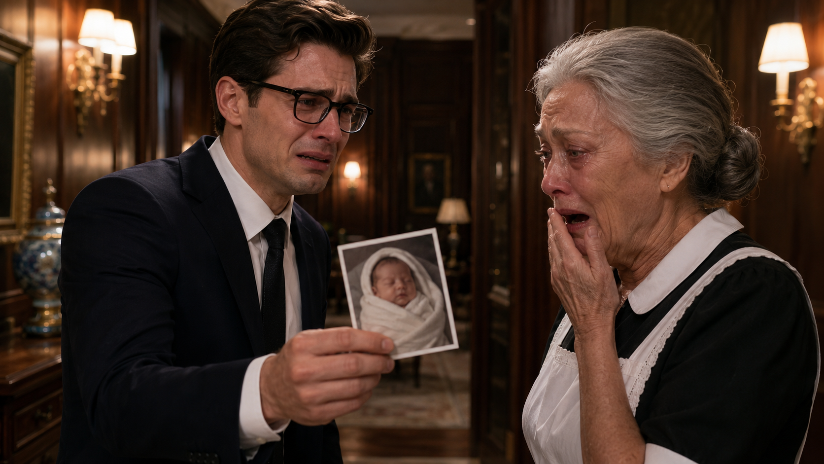 Il a forcé la gouvernante à révéler ce qu'elle cachait — une vieille photo l'a brisé.