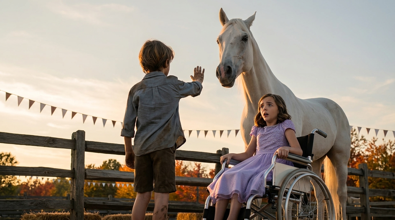 THE BOY WHO CALMED THE HORSE