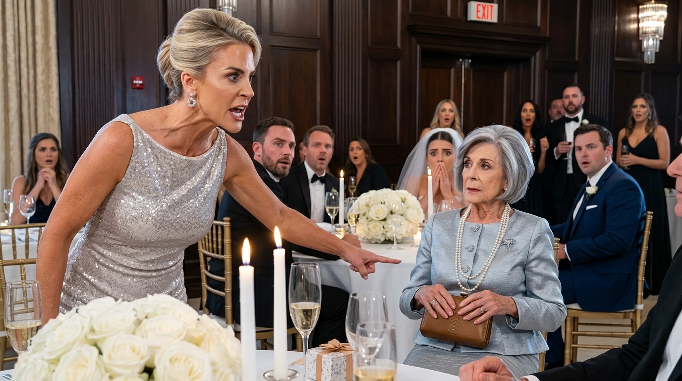 THE WOMAN AT THE WRONG TABLE