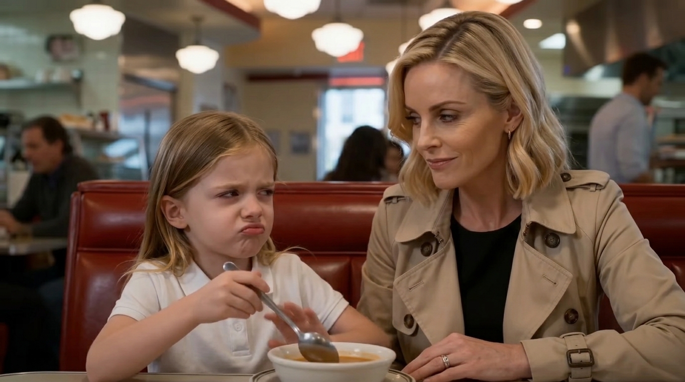 The Soup Burned Her Throat
