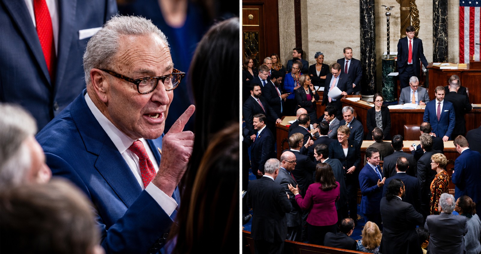 CHAOS AS SENATE VOTES 46–44 — DEMOCRATS REVOLT, RUN OUT OF CHAMBER