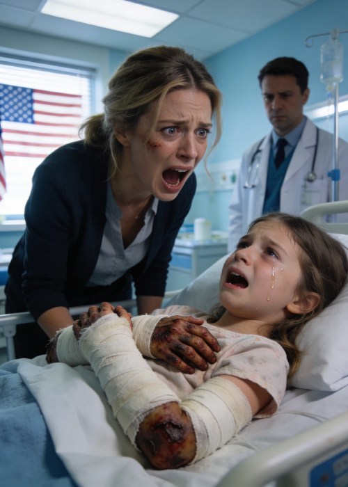 The hospital called “Your 8-year-old is in critical condition. Thirdderee burns on both hands.” Racing there, my heart was pounding. She was lying in the hospital bed covered in bandages, crying. She whispered, “Mom, grandma held my hands on the hot stove.. She said, “Thieves get burned.” …I only took bread because I was hungry!” I…