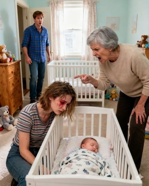 WHEN YOU CHECKED THE BABY MONITOR, YOU DISCOVERED YOUR MOTHER WASN’T HELPING YOUR WIFE… SHE WAS HUNTING HER