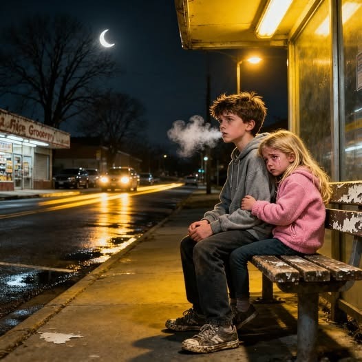 Two children escaped their father's house at midnight. After their mother died, their father remarried her best friend, believing it would keep the family together. Instead, the woman mistreated the children whenever he was away.