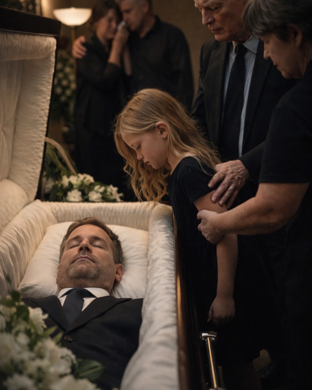 THE NIGHT YOUR 8-YEAR-OLD SISTER CLIMBED INTO YOUR FATHER’S COFFIN… SHE EXPOSED A SECRET NO ADULT WAS READY TO HEAR
