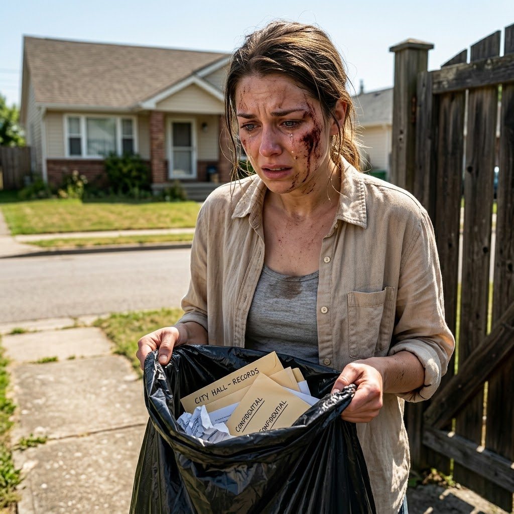 AS I LEFT MY IN-LAWS’ HOUSE WITH NOTHING, MY FATHER-IN-LAW HANDED ME A TRASH BAG AND SAID, “THROW THIS OUT ON YOUR WAY.” BUT WHEN I OPENED IT AT THE GATE… MY HANDS BEGAN TO TREMBLE
