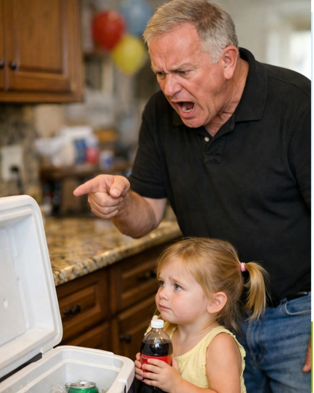 AT YOUR FATHER’S 60TH BIRTHDAY, HE RAISED A BELT TO YOUR THREE-YEAR-OLD DAUGHTER OVER A SODA… BUT HE FORGOT YOU WERE THE ONE PERSON IN THAT HOUSE WHO KNEW EXACTLY HOW TO END HIS REIGN