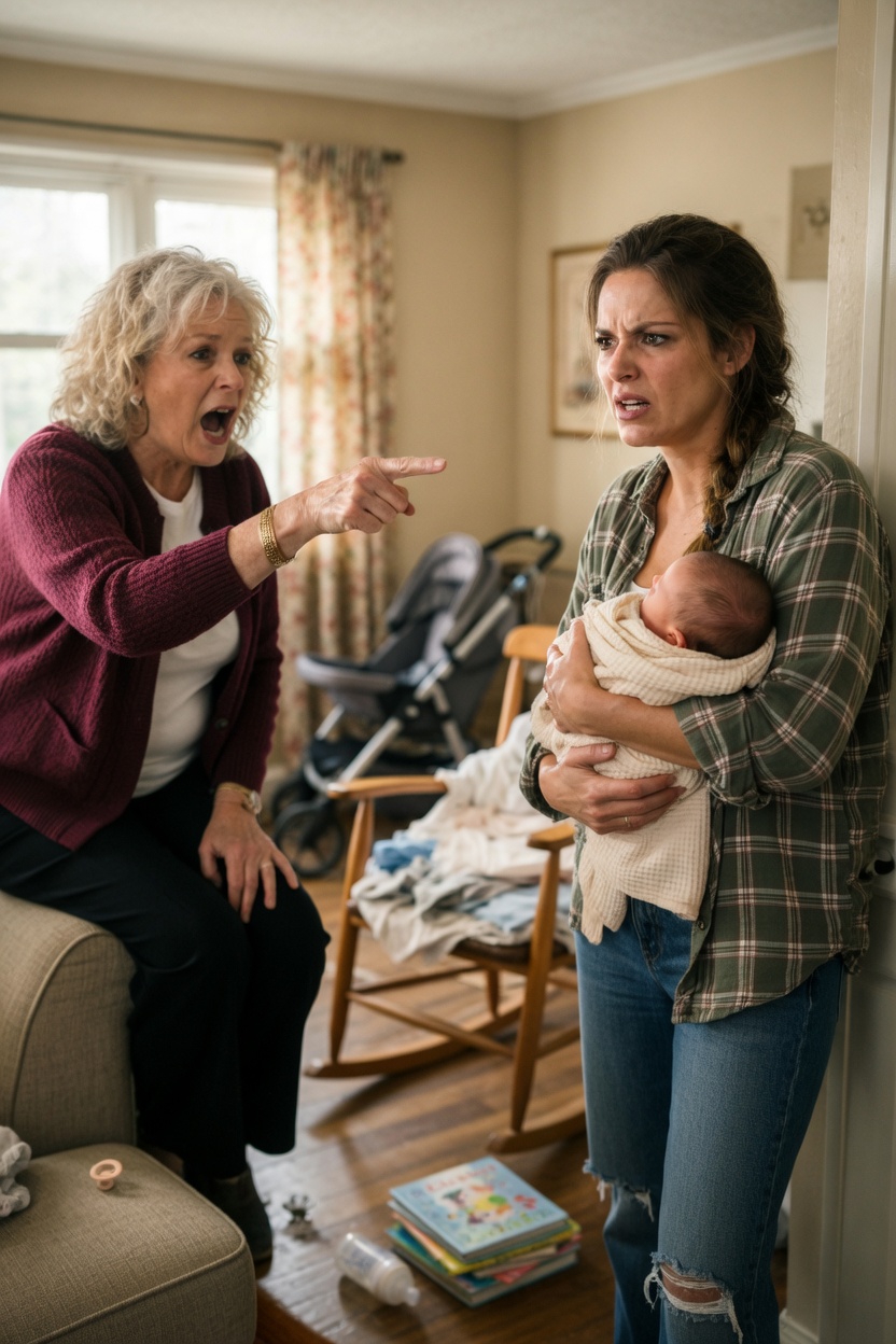 I Gave Birth Alone While My Husband Was Across The Country—Then My Mom Asked For $2,000. When I Said Nothing, She Showed Up At My Door And Accused Me Of Betrayal… Was I Supposed To Keep Paying Forever? 012