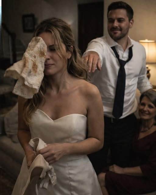 ON MY WEDDING NIGHT, MY HUSBAND THREW A GREASY DISHRAG IN MY FACE AND SAID, “WELCOME TO THE FAMILY. NOW GET TO WORK.” I DIDN’T CRY... I PACKED MY BAGS, VANISHED BEFORE MIDNIGHT, AND BY THE TIME HE FOUND THE EMPTY CLOSET, IT WAS FAR TOO LATE.