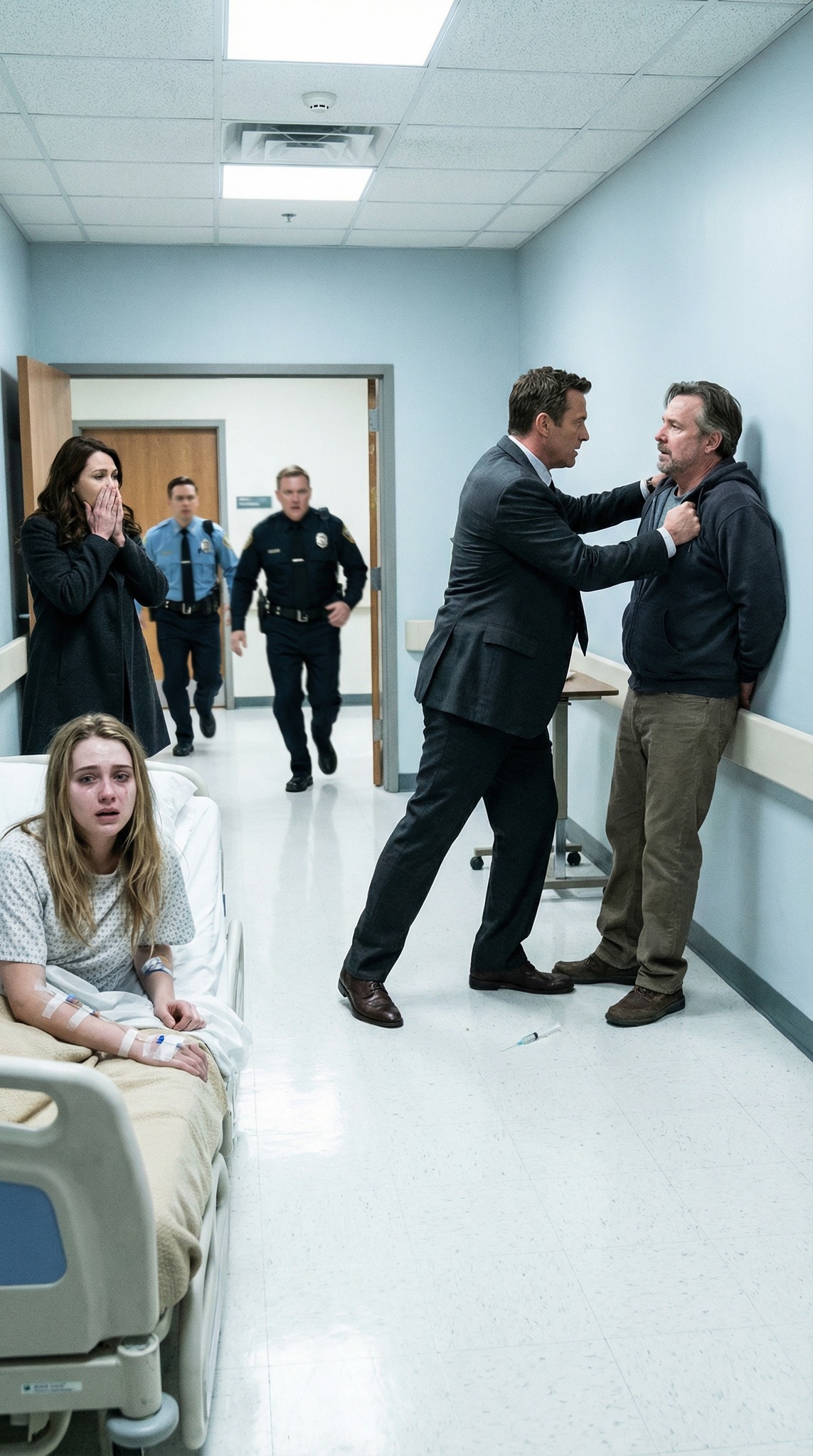 I woke up in the ICU and the first thing my sister said was, “Emily… the crash killed Aaron. And the baby… she’s gone.” My world collapsed—until a detective quietly shut the door and whispered, “Your daughter wasn’t in the car. Someone took her before the crash.” Then he showed me a photo of my fiancé handing Lily to a stranger. I thought the nightmare was over… until I realized the person behind it might be someone I trust.