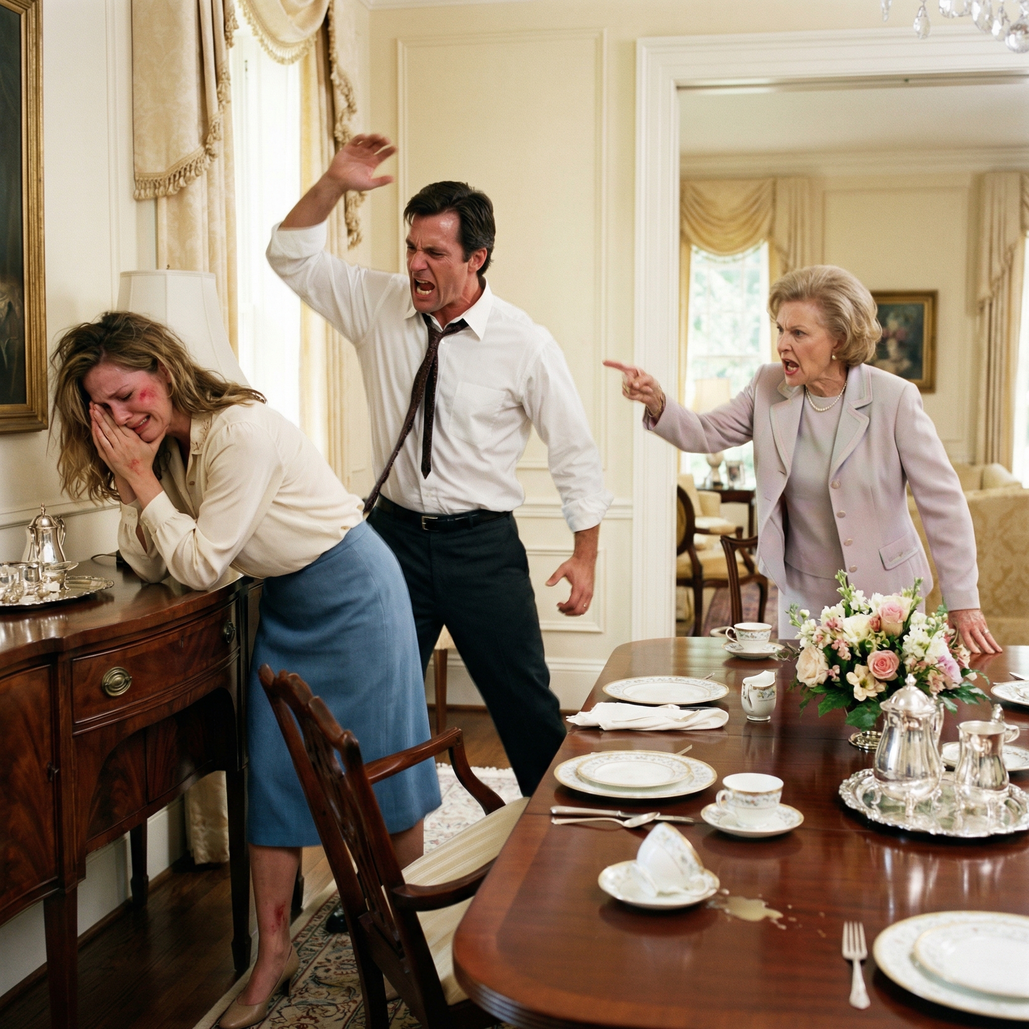 He slapped me in front of his mother, and I thought she would protect him like always. But she picked up the phone, called the cops, and ended his reign of ab*se for good.