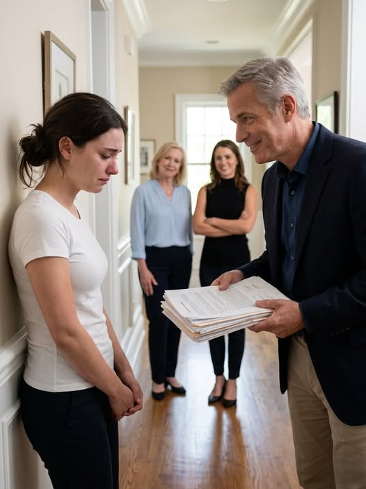 After I graduated, I quietly transferred my grandparents’ $1M estate into a trust for protection. Last week, my parents and sister came over, beaming: “We’ve put the house in my name—you’re out by Friday.” I calmly said, “We’ll see about that.” Two days later, they showed up with movers… and stopped in their tracks when they saw the person on the porch with the folder…