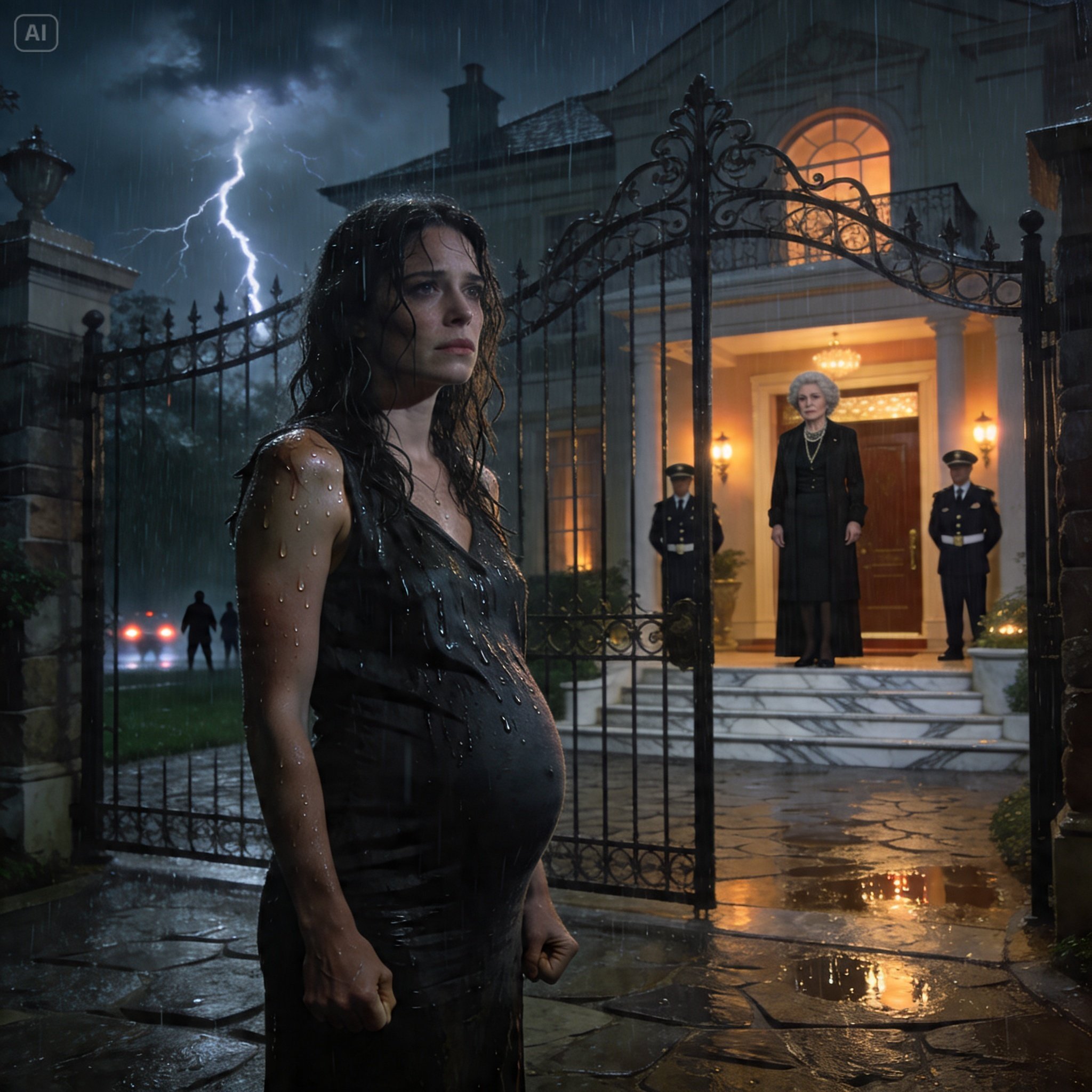 The mafia boss’s mother shaved his pregnant wife’s hair and threw her out into the rain—but she never expected what would happen next.