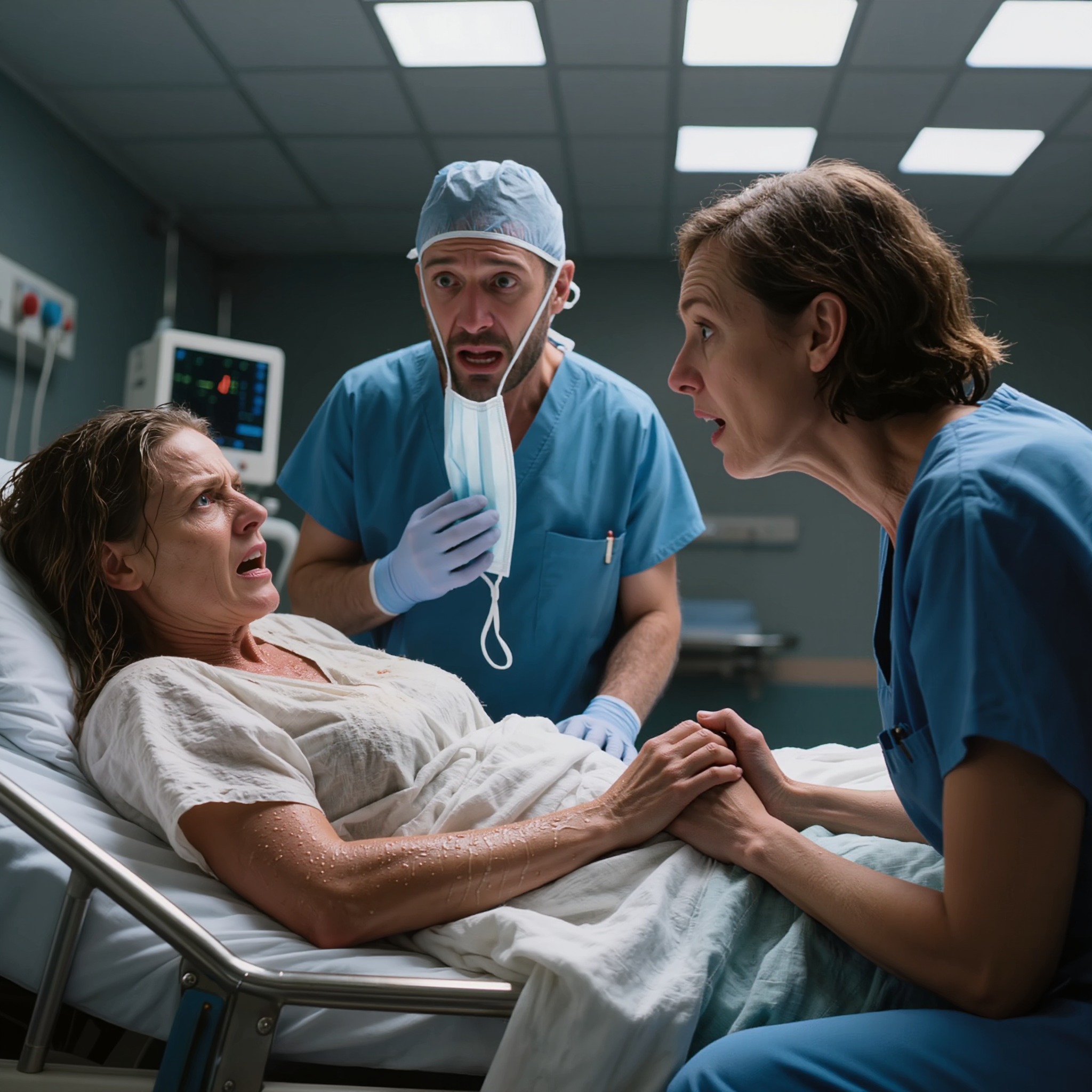 Eight months after Ethan let his mother tear our marriage apart, I went into labor alone at 2:47 a.m.—and when the doctor pulled down his mask, my ex-husband stared back at me as if the room had stopped breathing, his hands shaking, my hospital gown soaked through, and all I could think was, “You want to be a father? Prove it.”