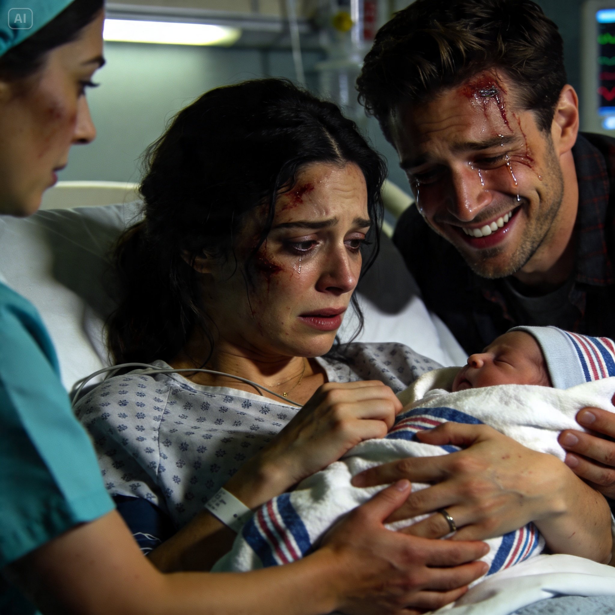 My husband cried, “Congratulations on the birth!” when he saw our newborn baby. But at that moment, I decided to give up the baby. The reason is…