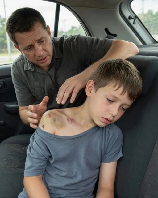 The millionaire's son whispered to the driver while being picked up from school: "My back hurts...", and what the driver discovered next was a terrifying secret.