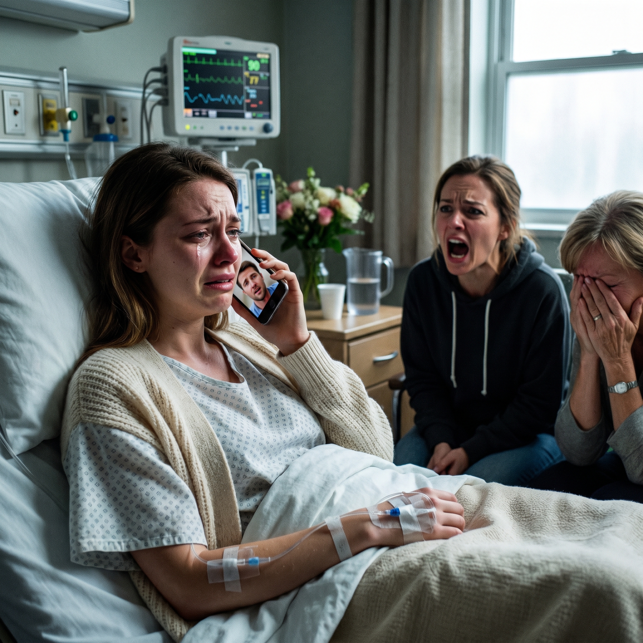 After I was hospitalized, I texted the family group chat: “I’m at Northwestern. Please come.” My sister told everyone I was home resting. Nobody came. 13 days later, still in that hospital bed, I called my brother at 3AM and he said: “Claire. That’s not what she told us.” And then…