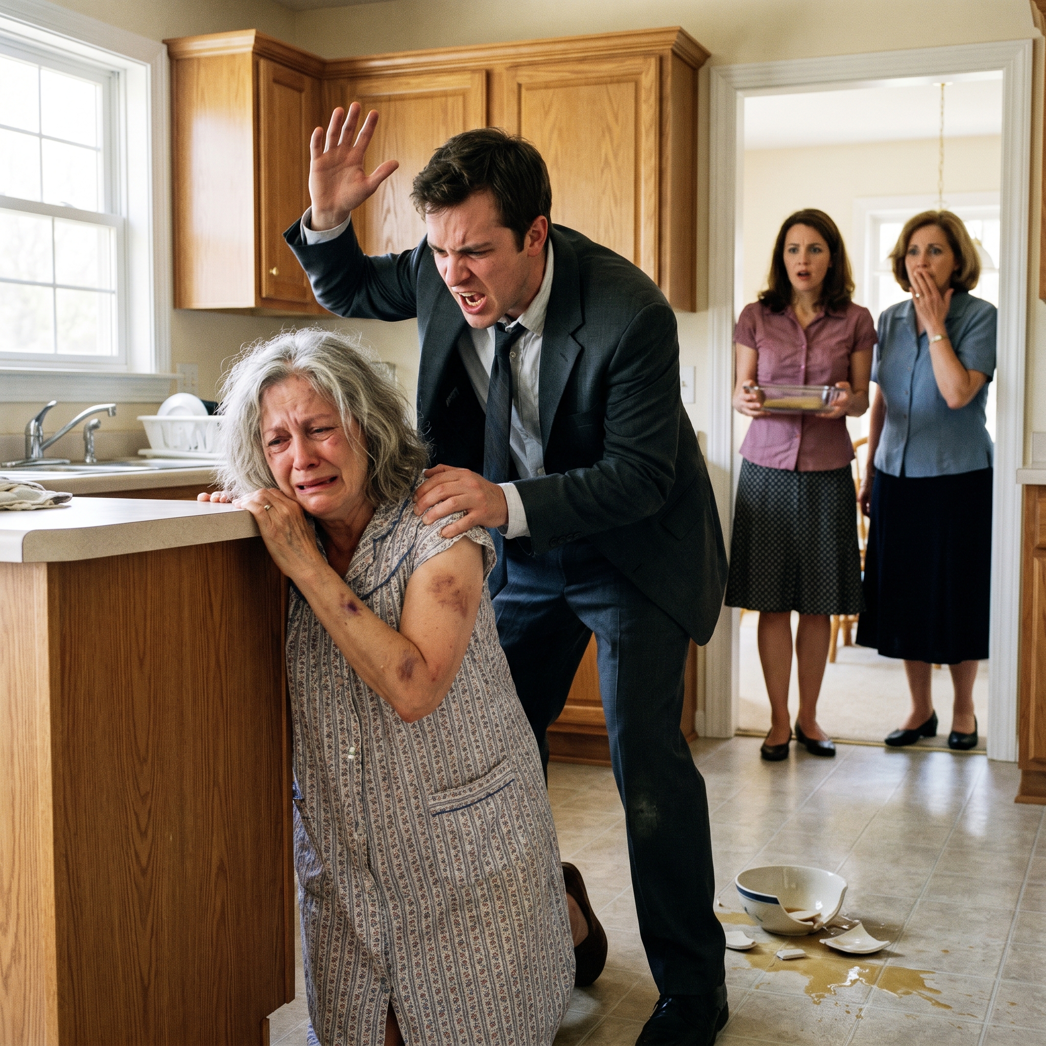 My son screamed, “You’ll rot in here!” then locked me in the house without food. But the secret he left in the basement made him rush back in panic after my message.