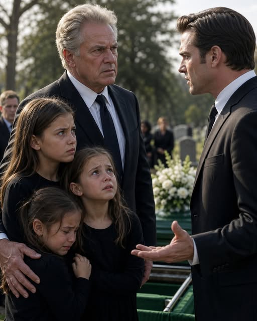AT YOUR DAUGHTER’S FUNERAL, YOUR SON-IN-LAW TRIED TO THROW HIS THREE DAUGHTERS AWAY—BUT THE LITTLE GIRLS HAD BEEN RECORDING EVERYTHING