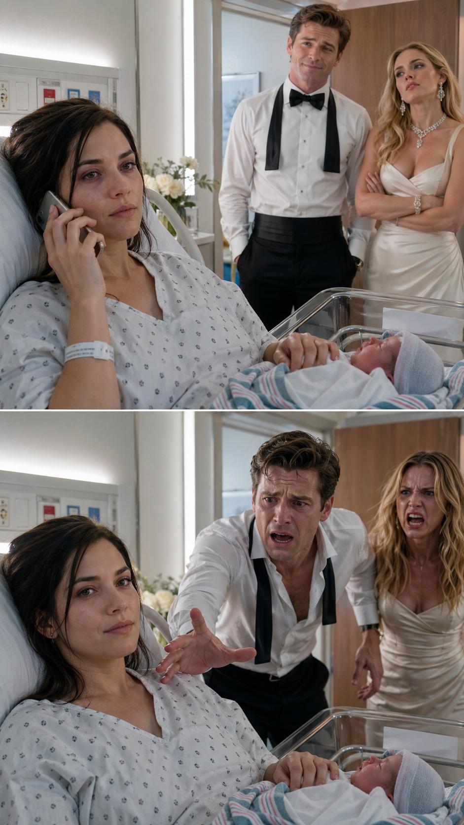 Six months after the divorce, my ex-husband suddenly called to invite me to his wedding. I replied, ‘I just gave birth. I’m not going anywhere.’ Half an hour later, he rushed to my hospital room in a panic…