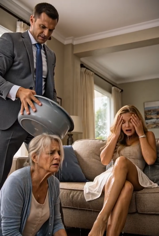 I was seventy-eight years old when my son’s fiancée looked me in the eye and said, “Get on your knees and wash my feet.” In my own home, on my own floor, I felt my dignity cracking with every second. I thought the humiliation couldn’t get worse—until the doorbell rang, the front door opened, and a voice behind her said, “What the hell is going on?”