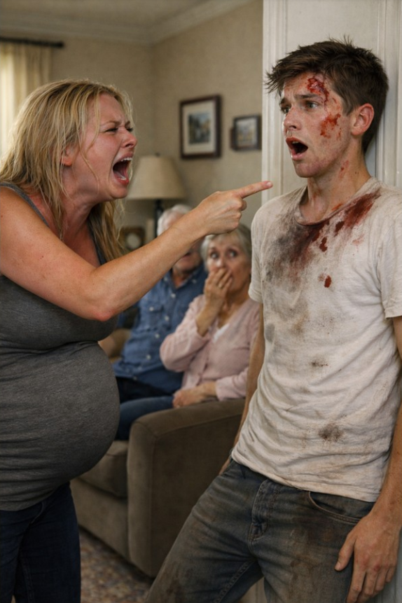 When I was 17, my adopted sister told everyone I got her pregnant. My parents threw me out, my girlfriend walked away, and my entire world fell apart in a single night. Ten years later, the truth finally surfaced, and my whole family showed up at my door in tears. I didn’t open it.