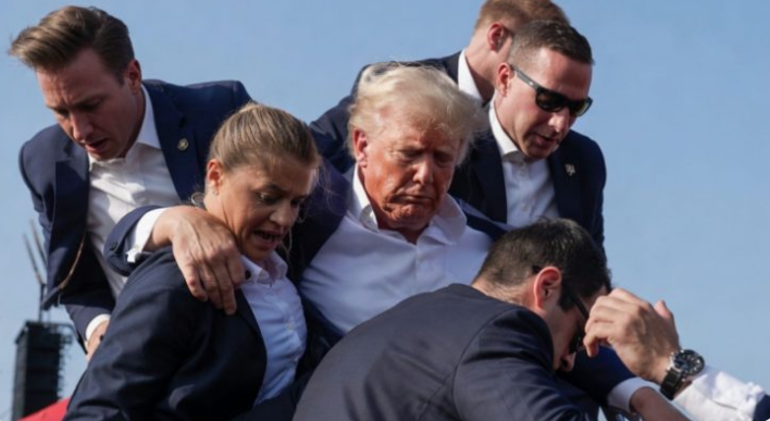 President Donald Trump had been “shot again” in Washington, D.C